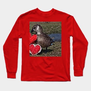 geese Valentine 2 Long Sleeve T-Shirt